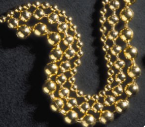 Veniard Bead Chain Medium 3.2mm Gold Fly Tying Materials